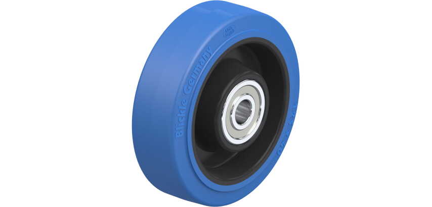BLICKLE - Roue Ø 125mm bandage caoutchouc NR 250kg - POEV 125/20K-SB