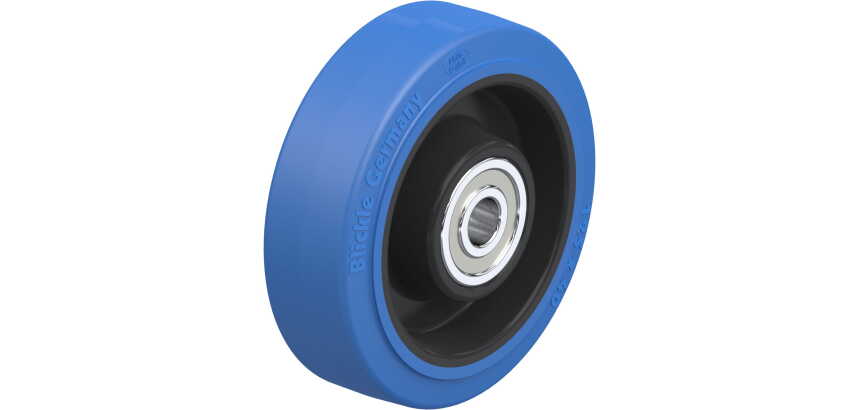 BLICKLE - Roue Ø 125mm bandage caoutchouc NR 250kg - POEV 125/20K-SB