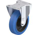 BLICKLE - Roulette fixe Ø 160mm bandage caoutchouc NR 400kg - B-POEV 160R-SB