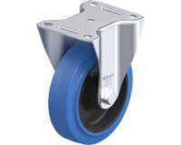 BLICKLE - Roulette fixe Ø 160mm bandage caoutchouc NR 400kg - B-POEV 160R-SB