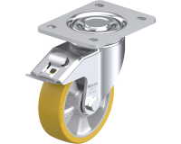 BLICKLE - Roulette pivotante à frein Ø 125mm bandage polyuréthane PU 550kg - LH-ALTH 125K-3-FI