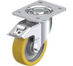 BLICKLE - Roulette pivotante à frein Ø 125mm bandage polyuréthane PU 550kg - LH-GTH 125K-3-FI