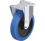 BLICKLE - Roulette fixe Ø 200mm bandage caoutchouc NR 400kg - B-POEV 200R-SB