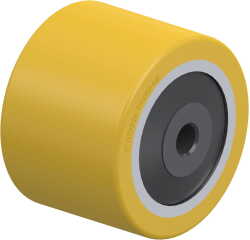 BLICKLE - Galet de transpalettes Ø 82mm bandage polyuréthane PU 550kg - HTHW 82x60/12-64K