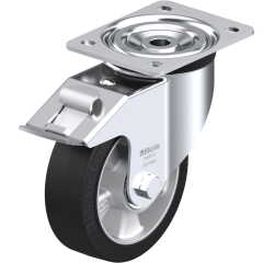 BLICKLE - Roulette pivotante à frein Ø 150mm bandage caoutchouc NR 400kg - L-ALEV 150K-FI