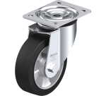 BLICKLE - Roulette pivotante Ø 150mm bandage caoutchouc NR 400kg - L-ALEV 150K