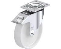 BLICKLE - Roulette pivotante à frein Ø 200mm bandage polyamide PA 6.6 400kg - L-PO 200R-FI
