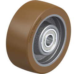 BLICKLE - Roue Ø 100mm bandage polyuréthane PU 450kg - GB 100/15K