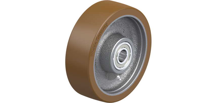 BLICKLE - Roue Ø 160mm bandage polyuréthane PU 800kg - GB 160/20K