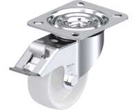 BLICKLE - Roulette pivotante à frein Ø 80mm bandage polypropylène PP 120kg - LE-PPN 80G-FI