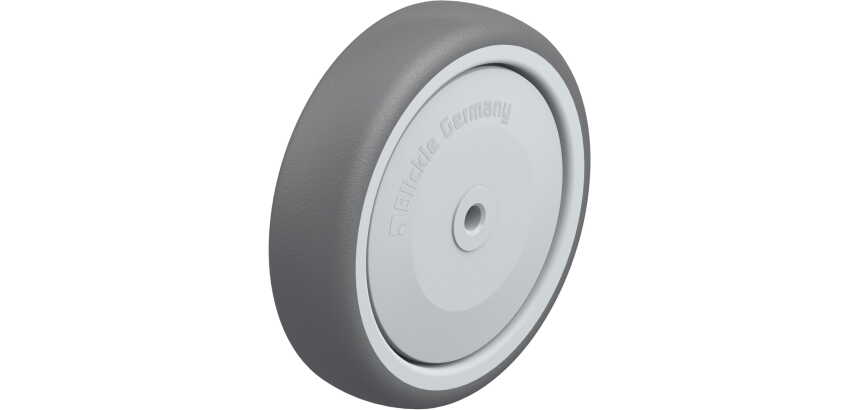 BLICKLE - Roue Ø 125mm bandage polyuréthane TPU 250kg - PATH 126/8KF