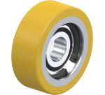 BLICKLE - Galet guide Ø 55mm bandage polyuréthane PU 125kg - FSTH 55x20/15-11K