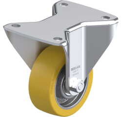 BLICKLE - Roulette fixe Ø 100mm bandage polyuréthane PU 450kg - BH-GTH 100K-3
