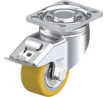 BLICKLE - Roulette pivotante à frein Ø 80mm bandage polyuréthane PU 280kg - LH-VSTH 80K-FI