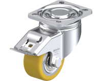 BLICKLE - Roulette pivotante à frein Ø 80mm bandage polyuréthane PU 280kg - LH-VSTH 80K-FI