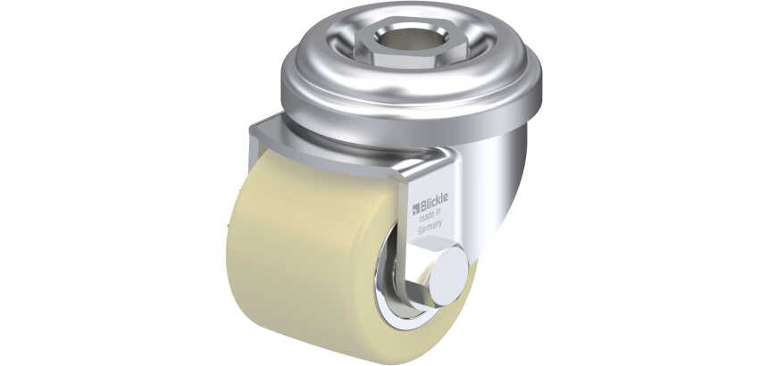 BLICKLE - Roulette pivotante Ø 35mm bandage polyamide PA 6.6 100kg - LRA-GSPO 35K