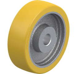 BLICKLE - Roue motrice Ø 125mm bandage polyuréthane PU 450kg - GTHN 125/20H7