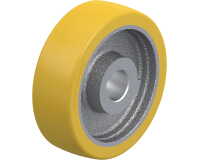 BLICKLE - Roue motrice Ø 125mm bandage polyuréthane PU 450kg - GTHN 125/25H7