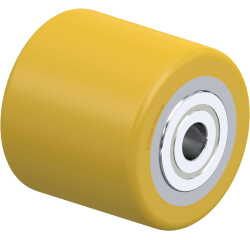 BLICKLE - Galet de transpalettes Ø 85mm bandage polyuréthane PU 770kg - HTH 85x80/17-82K