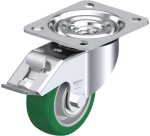 BLICKLE - Roulette pivotante à frein Ø 80mm bandage polyuréthane PU 200kg - L-ALST 80K-FI