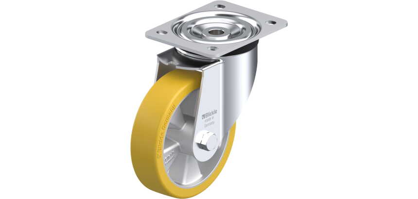 BLICKLE - Roulette pivotante Ø 150mm bandage polyuréthane PU 400kg - L-ALTH 151K