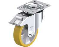 BLICKLE - Roulette pivotante à frein Ø 150mm bandage polyuréthane PU 400kg - L-ALTH 151K-FI