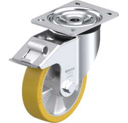 BLICKLE - Roulette pivotante à frein Ø 150mm bandage polyuréthane PU 400kg - L-ALTH 151K-FI