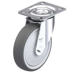 BLICKLE - Roulette pivotante Ø 125mm bandage polyuréthane TPU 150kg - LE-PATH 125KF