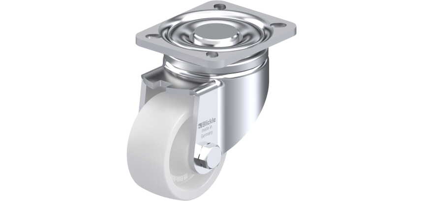 BLICKLE - Roulette pivotante Ø 80mm bandage polyamide PA 6.6 350kg - LH-SPO 80G