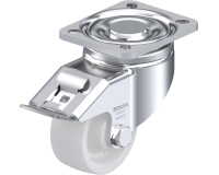 BLICKLE - Roulette pivotante à frein Ø 80mm bandage polyamide PA 6.6 350kg - LH-SPO 80G-FI