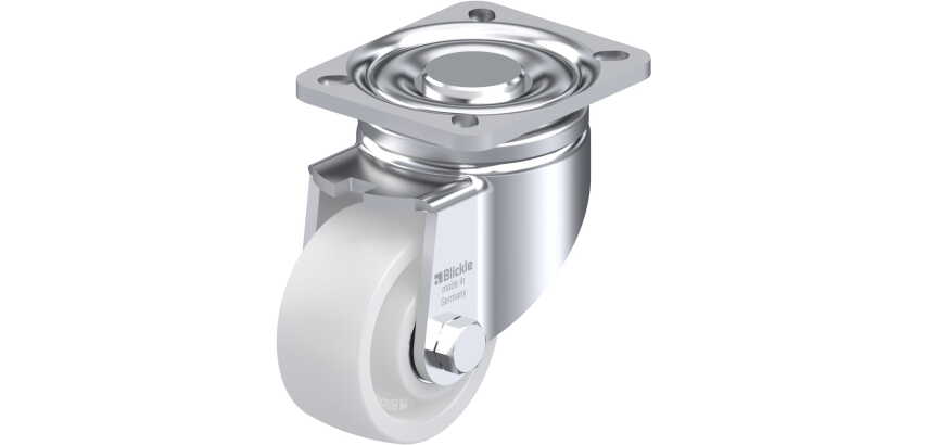 BLICKLE - Roulette pivotante Ø 80mm bandage polyamide PA 6.6 350kg - LH-SPO 80K