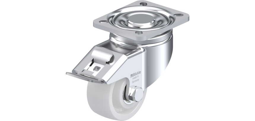 BLICKLE - Roulette pivotante à frein Ø 80mm bandage polyamide PA 6.6 350kg - LH-SPO 80K-FI