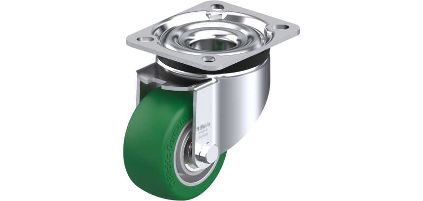 BLICKLE - Roulette pivotante Ø 80mm bandage polyuréthane PU 230kg - LK-ALST 82K