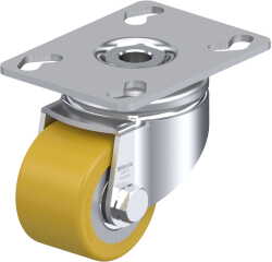 BLICKLE - Roulette pivotante Ø 50mm bandage polyuréthane PU 150kg - LKPA-VSTH 50K