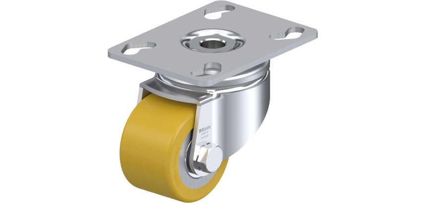 BLICKLE - Roulette pivotante Ø 50mm bandage polyuréthane PU 150kg - LKPA-VSTH 50K