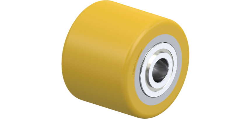 BLICKLE - Galet de transpalettes Ø 85mm bandage polyuréthane PU 660kg - HTH 85x70/20-75K