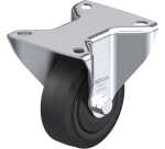 BLICKLE - Roulette fixe Ø 80mm bandage caoutchouc NR 140kg - B-POEV 80KF