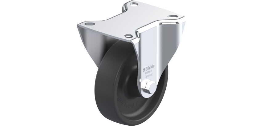 BLICKLE - Roulette fixe Ø 100mm bandage polyamide Thermoplat haute température 200kg - B-POHI 100G