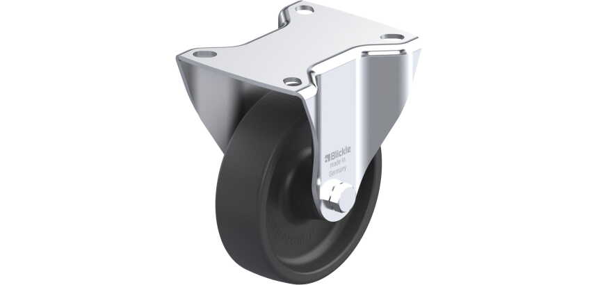 BLICKLE - Roulette fixe Ø 100mm bandage polyamide Thermoplat haute température 200kg - B-POHI 100G