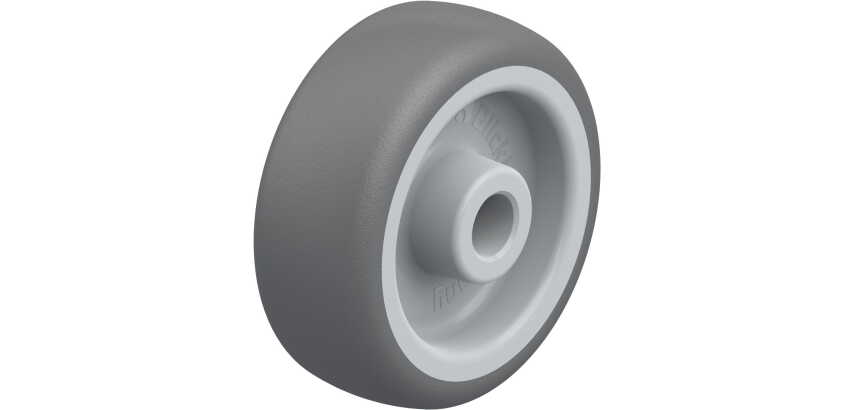BLICKLE - Roue Ø 50mm bandage polyuréthane TPU 75kg - PATH 50/8G