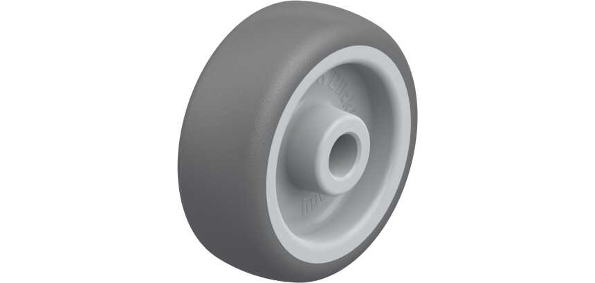 BLICKLE - Roue Ø 50mm bandage polyuréthane TPU 75kg - PATH 50/8G