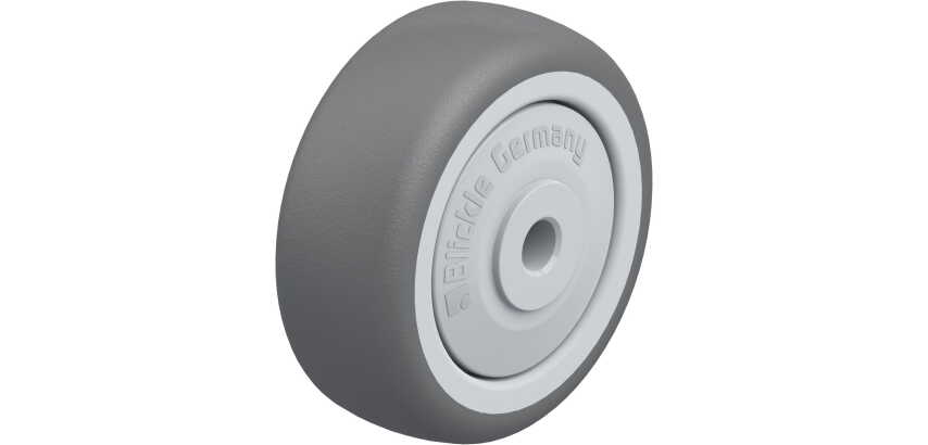 BLICKLE - Roue Ø 50mm bandage polyuréthane TPU 75kg - PATH 50/6KF