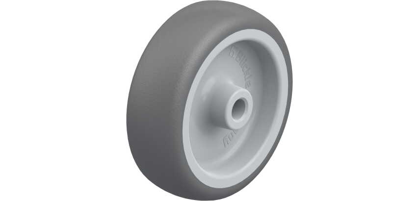 BLICKLE - Roue Ø 75mm bandage polyuréthane TPU 100kg - PATH 75/8G