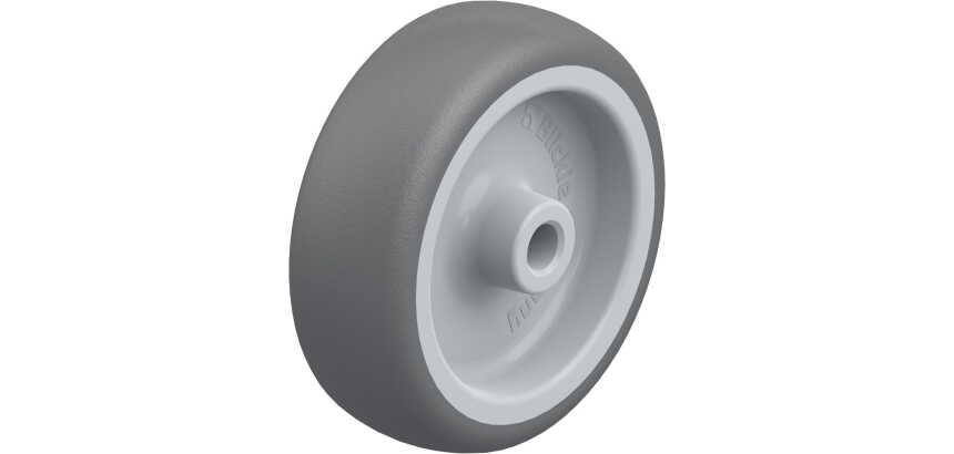 BLICKLE - Roue Ø 75mm bandage polyuréthane TPU 100kg - PATH 75/8G