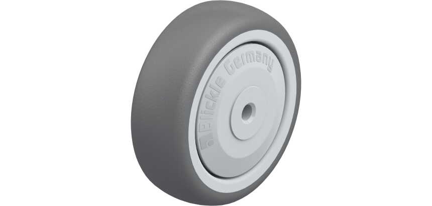 BLICKLE - Roue Ø 75mm bandage polyuréthane TPU 100kg - PATH 75/6KF