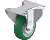 BLICKLE - Roulette fixe Ø 80mm bandage polyuréthane PU 200kg - B-ALST 80K