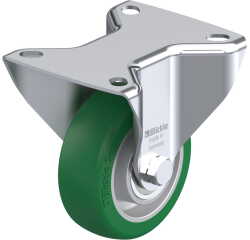 BLICKLE - Roulette fixe Ø 80mm bandage polyuréthane PU 200kg - B-ALST 80K