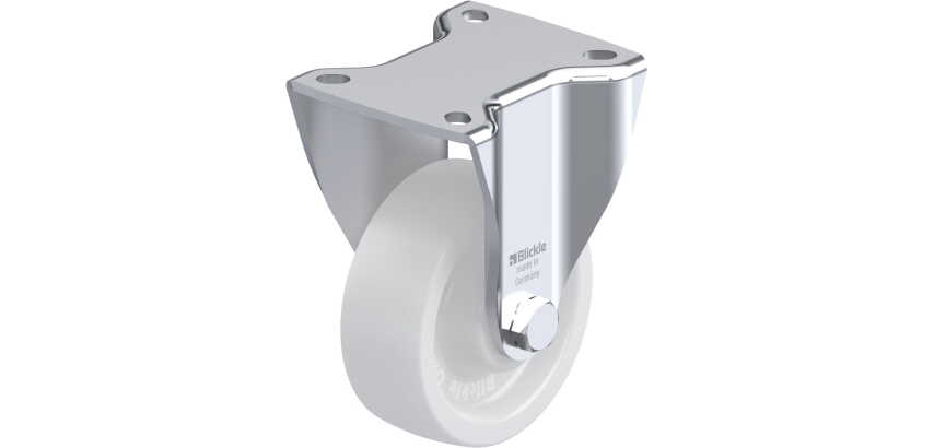 BLICKLE - Roulette fixe Ø 100mm bandage polyamide PA 6.6 500kg - BH-SPO 100G-1