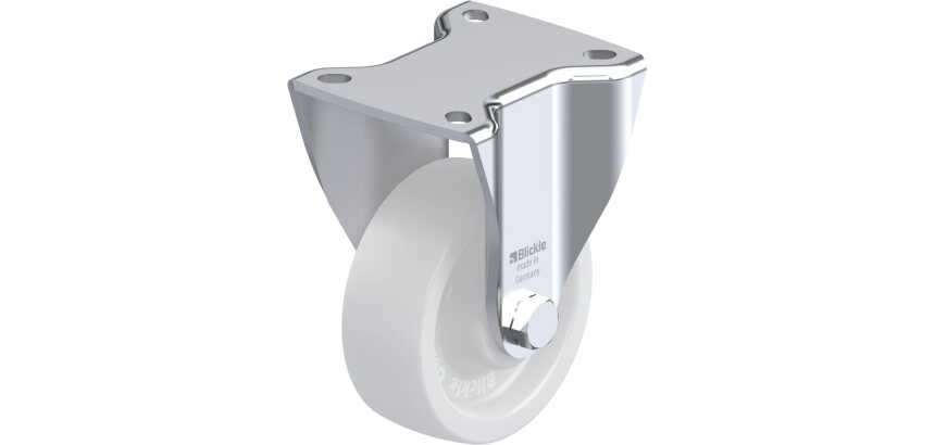 BLICKLE - Roulette fixe Ø 100mm bandage polyamide PA 6.6 500kg - BH-SPO 100G-1