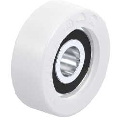 BLICKLE - Galet guide Ø 30mm bandage polyamide PA 6.6 55kg - FPO 30x11/8-7K